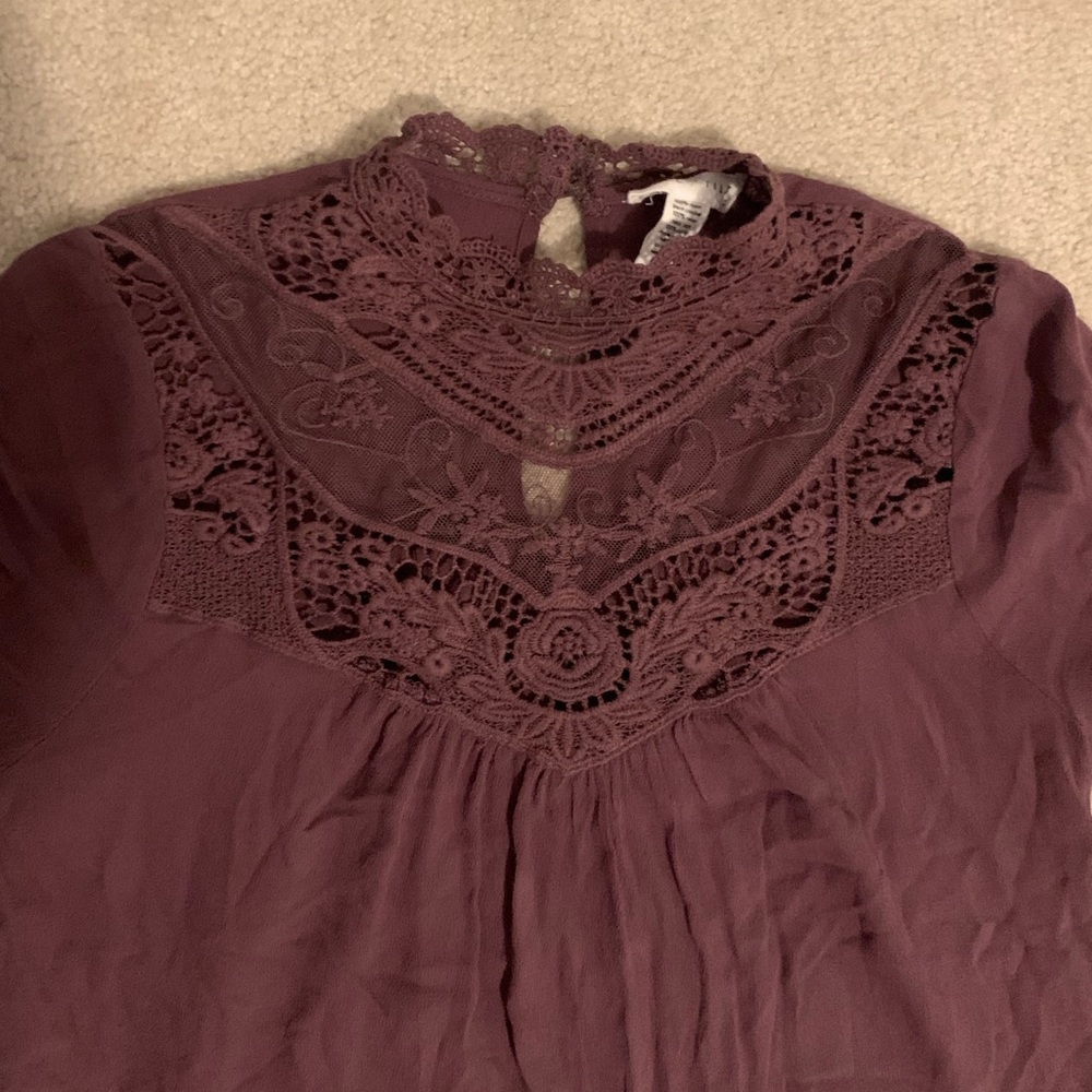 Plum PacSun Top - Picture 3 of 5